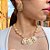 Colar com Pérolas Estilo Boho e Howlita Branca - Imagem 1