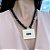 Colar Black em Cristais com Medalha Retangular - Imagem 3