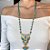 Colar Boho Longo Turquesa - Imagem 1