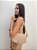 Bolsa Pequena Nude com Lenço Verde | 3 divisórias - Imagem 3