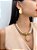Maxi Colar Nude com Gota em Aventurina Laranja - Imagem 1