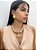 Maxi Colar Nude com Gota em Aventurina Laranja - Imagem 4