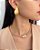 Colar em Cristais Nude e Pérola Central Estilo Boho - Imagem 1