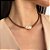 Colar em Cristais Marrom e Pérola Central Estilo Boho - Imagem 3