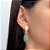 Brinco Gota Jade Verde - Imagem 1