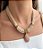 Colar Curto Nude com Gota Pedra da Lua - Imagem 3