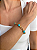 Pulseira Banhada em Howlitas Azuis - Imagem 2