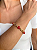 Pulseira Banhada com Esferas em Jade Rubi - Imagem 3