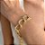 Pulseira Banhada em Corrente Elos - Imagem 1