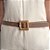 Cinto Nude PLUS SIZE com Detalhes Gold - Imagem 1