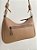 Bolsa Pequena Espaçosa Nude e Prata - Imagem 4