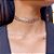Choker Correntes em Aço Inox na Cor Prata - Imagem 1