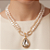 Maxi Colar Pérolas e Strass - Imagem 1