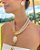 Maxi Colar Nude e Resina - Imagem 1