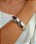 Bracelete Cromado Liso Prateado - Imagem 2