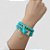 Pulseira Howlita Azul Três Voltas - Imagem 1
