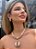 Maxi Colar Nude Pingente Resina - Imagem 2
