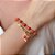 Pulseira Duas Voltas Howlita Vermelha - Imagem 1