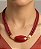 Colar Marsala Jade Rubi - Imagem 1