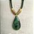 Colar Verde Longo Gota em Resina - Imagem 2