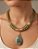 Maxi Colar Verde com Gota Ágata Musgosa - Imagem 1