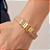 Pulseira Nude 'Fé' Fecho de Imã G - Imagem 2