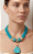 Maxi Colar Turquesa Howlita Azul - Imagem 2