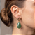 Brinco Jade Verde Gota - Imagem 1