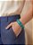Bracelete Verde Cromado - Imagem 2