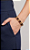 Pulseira Cromada Resinas Marrom - Imagem 3