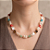 Colar Pérolas Boho e Pedras Naturais - Imagem 3