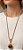 Colar Longo Nude Esfera Marrom - Imagem 1