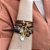 Maxi Pulseira Marrom Cristais - Imagem 1