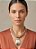 Maxi Colar Nude e Marrom Abalone - Imagem 2