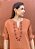 Colar Longo ABS e Cristais Marsala - Imagem 2