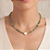 Colar Rondel Jade Verde Menta e Madrepérola - Imagem 1