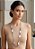 Colar Longo Cristais Marrom - Imagem 1