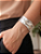 Bracelete Articulado Assimétrico Prateado - Imagem 1