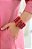 Maxi Pulseira Vermelha Cristais - Imagem 2