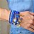 Maxi Pulseira Azul em Cristais - Imagem 2