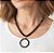 Colar Cristal Preto e Prata - Imagem 1