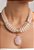 Maxi Colar Nude e Quartzo Rosa - Imagem 1