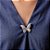 Broche Prateado Borboleta - Imagem 1