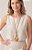 Colar Longo Resina Nude Circular - Imagem 2