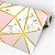 Papel de Parede Adesivo Geométrico  Mármore Zara Marble Rosa e Lilás - Imagem 5
