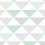 Papel de Parede Adesivo Triângulos Verde e Cinza - Imagem 1