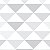 Papel de Parede Adesivo Triângulos Branco e Cinza - Imagem 2