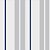 Papel de Parede Adesivo Listrado Cinza, Azul e Branco - Imagem 1