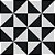 Papel de Parede Geométrico Preto e Prata, Cubic - Imagem 1
