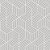 Papel de Parede Geométrico Hexagonal Cinza Claro, Cubic - Imagem 1